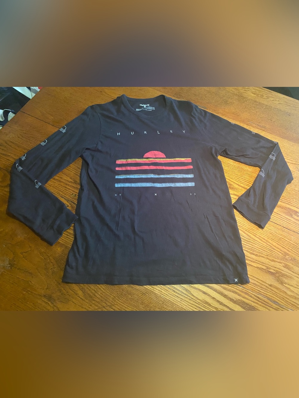 Hurley Men’s Long Sleeve T-shirt Black